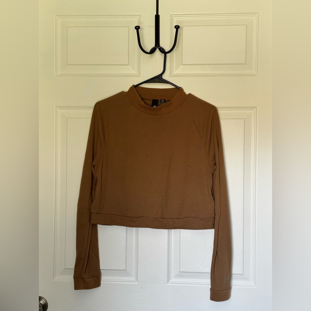 adidas Long Sleeve Mockneck Top